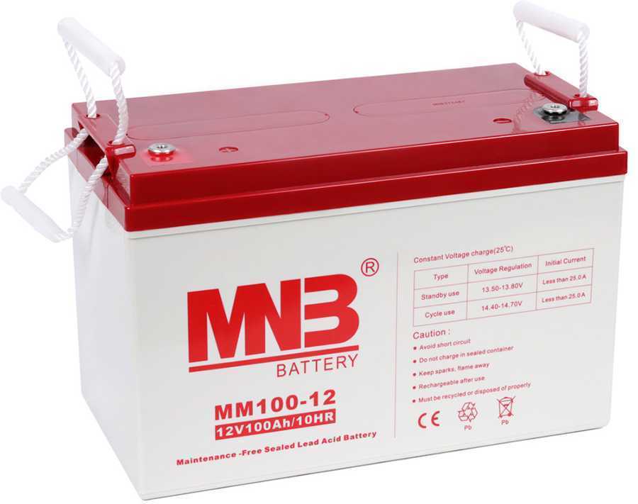 MNB Battery MM 100-12 Аккумуляторы фото, изображение
